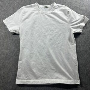 Buck Mason T-Shirt Mens Medium White Made in USA Slub Crew Cotton BM11030.101